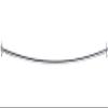 KOHLER 9351-S Expanse Contemporary Design, Curved Shower Rod, 60" Or 72", Polished Stainless view 2