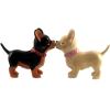 Pacific Trading Kissing Chihuahuas Pucker Up Pups, Salt and Pepper Shaker Set, Magnetic view 1