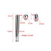 Handheld 3 Heads Aluminum Water Nozzle view 2