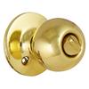 Design House 782920 Ball Privacy Bed and Bath Door Knob Polished Brass view 4