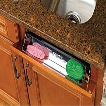Rev-A-Shelf 28in Stainless Steel Tip-Out Tray