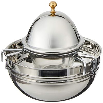 Paderno World Cuisine 41562-18 Caviar Server, 4.25Inch Diameter