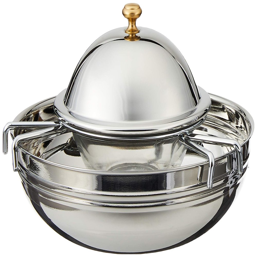 Paderno World Cuisine 41562-18 Caviar Server, 4.25Inch Diameter