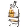 iDesign 61971 York Lyra Hanging Shower Organizer - 10" x 4" x 22", Bronze view 1