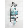 iDesign 61971 York Lyra Hanging Shower Organizer - 10" x 4" x 22", Bronze view 2