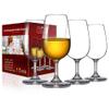 MICHLEY Unbreakable Stemmed Wine Glasses, 100% Tritan Plastic Snifter Glasses, BPA-free & Dishwasher Safe, Small Size 7.8 oz,Set of 4 view 1