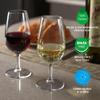 MICHLEY Unbreakable Stemmed Wine Glasses, 100% Tritan Plastic Snifter Glasses, BPA-free & Dishwasher Safe, Small Size 7.8 oz,Set of 4 view 4