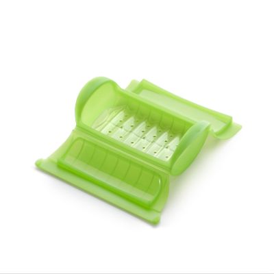 Lekue 1 to 2 Person Steam Case with Tray, Green