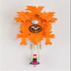Trenkle Kuckulino Black Forest Clock with Quartz Movement and Cuckoo Chime, Orange TU 2002 SQ Orange view 1