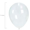 11" DIAMOND CLEAR BALLOONS 2DZ - Party Decor - 24 Pieces view 3