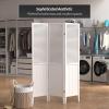 Red Lantern 6 ft. Tall Beadboard Divider - White - 3 Panels view 2