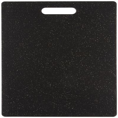 Dexas Grippboard Cutting Board with Non-Slip Feet, 11 by 14.5 inches, Dark Granite pattern and Black