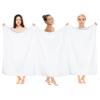 Cotton Paradise 100% Cotton 40x80 Oversized Bath Sheet, Extra Large Turkish Bath Towels for Bathroom, White Bathsheet view 1