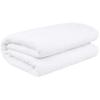 Cotton Paradise 100% Cotton 40x80 Oversized Bath Sheet, Extra Large Turkish Bath Towels for Bathroom, White Bathsheet view 3