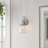 Designers Fountain 69501-CH Taylor Wall Sconce Silver, 11.50x6.25x5.13 view 2