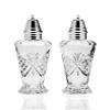 Godinger Dublin Salt and Pepper Shaker Set, Clear view 1