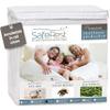 SafeRest Waterproof Full Size Mattress Protector - Fitted with Stretchable Pockets - Machine Washable Cotton Blend Mattress Cover for Bed view 1