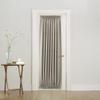 Sun Zero Barrow Energy Efficient Rod Pocket Door Curtain Panel, 54" x 72", Stone view 2