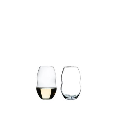 Riedel Swirl White Wine Glasses, Set of 2