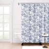 Ellis Curtain Victoria Park, Shower Curtain, Blue 72.00" x 70.00" view 1