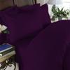 Elegant Comfort Luxurious Wrikle-Resistant Super Silky Soft - 1500 Premier Egyptian 4-Piece Bed Sheet Set, Deep Pocket Up to 16", Queen Purple view 1