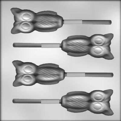 CK Products 3-Inch Owl Sucker Chocolate Mold