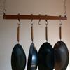 Taylor & Ng Track Ceiling Pot Rack, 36", Burnished Bamboo view 1
