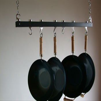 Taylor & Ng Track Ceiling Pot Rack, 36", Anthracite Grey