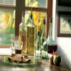 Bormioli Rocco Country Home Fiori Bottle, 18-1/2-Ounce, Clear, Glass view 3