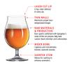 Spiegelau Classic Tulip Beer Glasses, Crystal Clear Drinking Glasses for Belgian Ales, IPA Beers, Cocktails, Gifts for Men, Game Night, Happy Hour, Home Bar, Kitchen Glassware, 15.5 oz, Set of 4 view 2