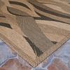 Couristan Recife Indoor Outdoor Area Rug  2'3" x 7'10" Runner in Natural-Black, Durable Flatwoven Floral Design Rug  Entryway, Patio or Mudroom Home Decor view 4