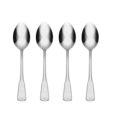 Oneida Colonial Boston Teaspoons, silverware set, Set of 4 5750004E