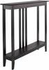 The Lakeside Collection Slim Space Saving Accent Table 36" W x 7" D x 32" H - Antique Black view 1