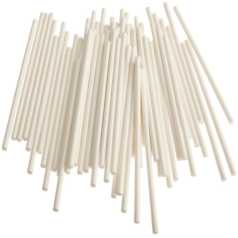 Sucker Lollipop Sticks 6" x 5/32" 500 ct. Candy & Chocolate Cake Pop Making