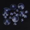 Whaline 30 Packs Suction Cup Plastic Sucker Pads Without Hooks, Clear, 3 Size, 45 mm, 30 mm, 20 mm view 3