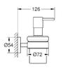 Grohe 40448001 Essentials Soap Dispenser With Holder, StarLight Chrome view 2
