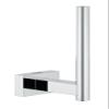 Grohe 40623001 Essentials Cube Spare Toilet Paper Holder, Starlight Chrome view 1