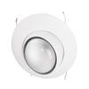 NICOR Lighting 6 inch White Recessed Eyeball Trim Designed for 6 inch Housings (17506WH) view 3