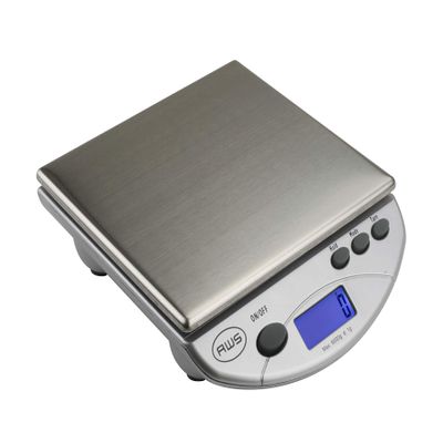 American Weigh Scales SL Series Precision Multifunction Scale, LCD Screen, Stainless Steel, 13lb x 0.1oz (AMW-13-SL)