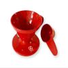 Hario V60 Plastic Coffee Dripper, Size 01, Red view 2
