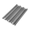 Chicago Metallic Commercial II Non-Stick Perforated Baguette Pan. Creates a crisp, golden-brown crust, 16 L x 9 W x 1.5 H view 1