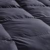 Luxurious Light Weight Goose Down Comforter King Size Duvet Insert, Classic Gray, Premium Baffle Box, 1200 Thread Count 100% Egyptian Cotton Cover, 60 oz Fill Weight (King, Gray) view 4