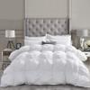 Goose Down Comforter 1500 Thread Count, 100% Egyptian Cotton, Siberian Goose Down, 50oz, King/California King Size, White, Baffle Box Construction view 1