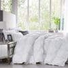 Goose Down Comforter 1500 Thread Count, 100% Egyptian Cotton, Siberian Goose Down, 50oz, King/California King Size, White, Baffle Box Construction view 3