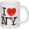 I Love NY Mug - White Ceramic 11 ounce I Love NY Mugs from the New York City Souvenir Store view 1