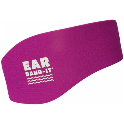 Earvolution Original Ear Band-It Swimming Headband, American Brand, Doctor-Invented - for Kids & Adults - Sensory-Friendly - Keep Ears Dry & Prevent Swimmer's Ear, Holds Earplugs In, (Magenta, Medium)