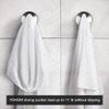 YOHOM Stainless Steel Vacuum Suction Cup Bathroom Shower Holders - Removable Towel Rack, Bathrobe and Loofah Hooks with Brushed Finish view 4