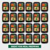 Freshware Meal Prep Containers 15 Count (Pack of 1) Compartment Food Storage Containers with Lids, Bento Box, BPA Free, Stackable, Microwave/Dishwasher/Freezer Safe (28 oz) (Color May Vary) view 3