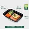 Freshware Meal Prep Containers 15 Count (Pack of 1) Compartment Food Storage Containers with Lids, Bento Box, BPA Free, Stackable, Microwave/Dishwasher/Freezer Safe (28 oz) (Color May Vary) view 4