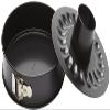 Patisse Round Springform Bundt Pan with 2 Interchangable Bottoms 9-1/2" or 24 cm in Diameter Nonstick Black Color Classique Series view 1